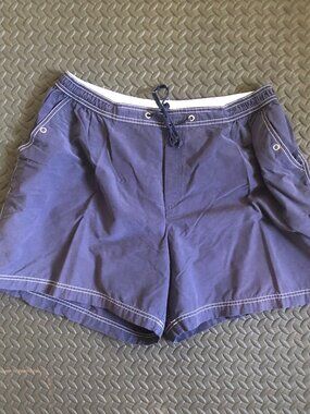 JMS JUST MY SIZE NAVY BLUE SHAPED FIT BOARD SHORTS PLUS SIZE 2X